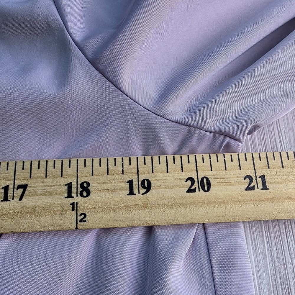 Devil's Advocate Women's Jacket Lavender Coach  M Pastel Snap Front‎ Lightweight - Picture 7 of 9